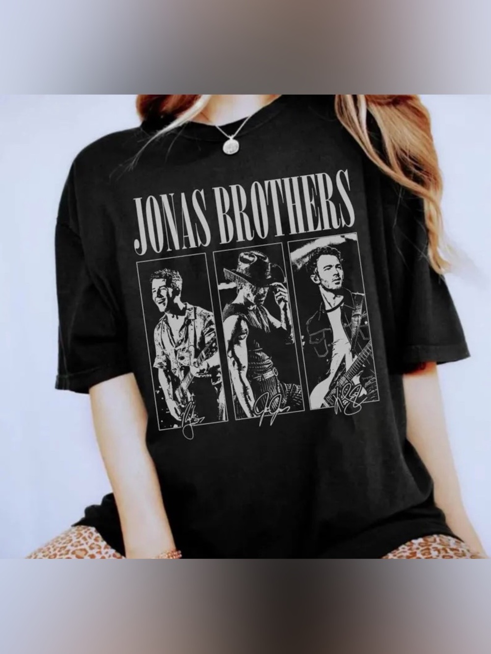 Jonas Brothers Shirt Vintage Concert Graphic Tee, Retro Band Style Comfort Color